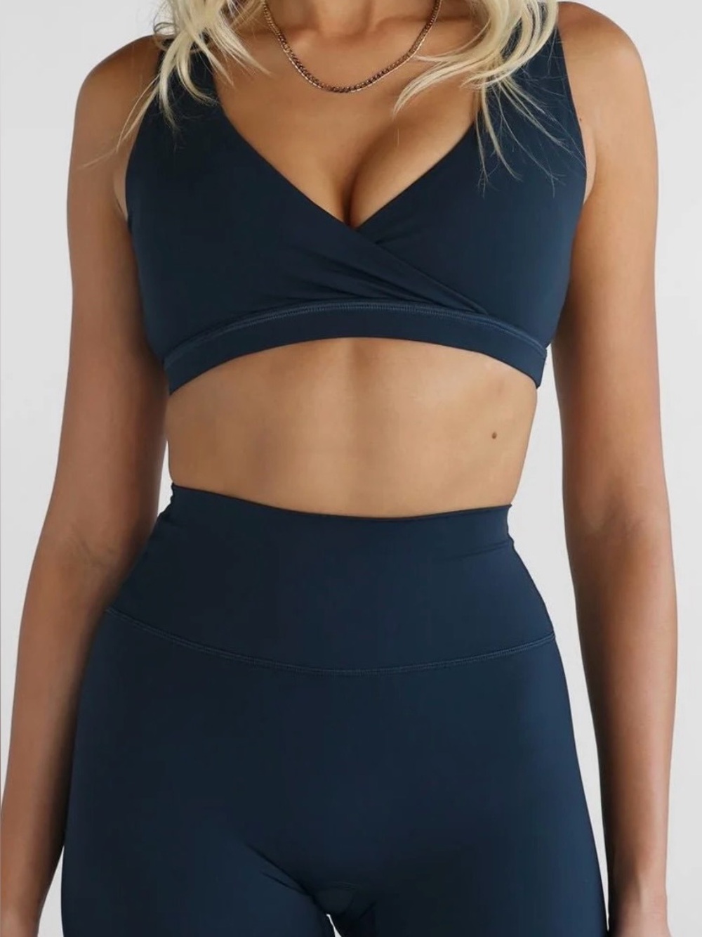 LEELO Sculpted Fitted Tee & Bike Shorts Set